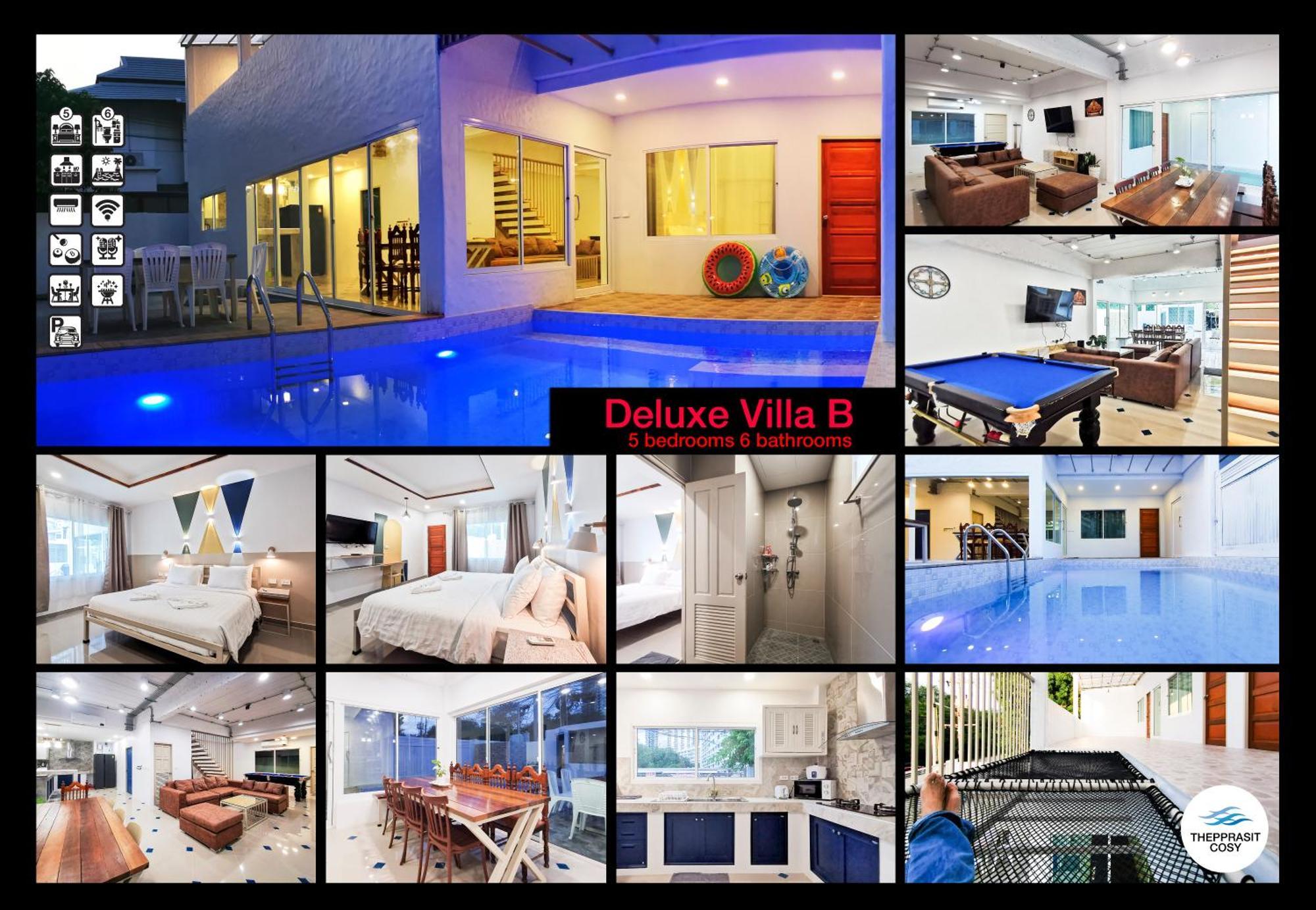 Thepprasit Cosy Villa Haat Jomtien Eksteriør bilde