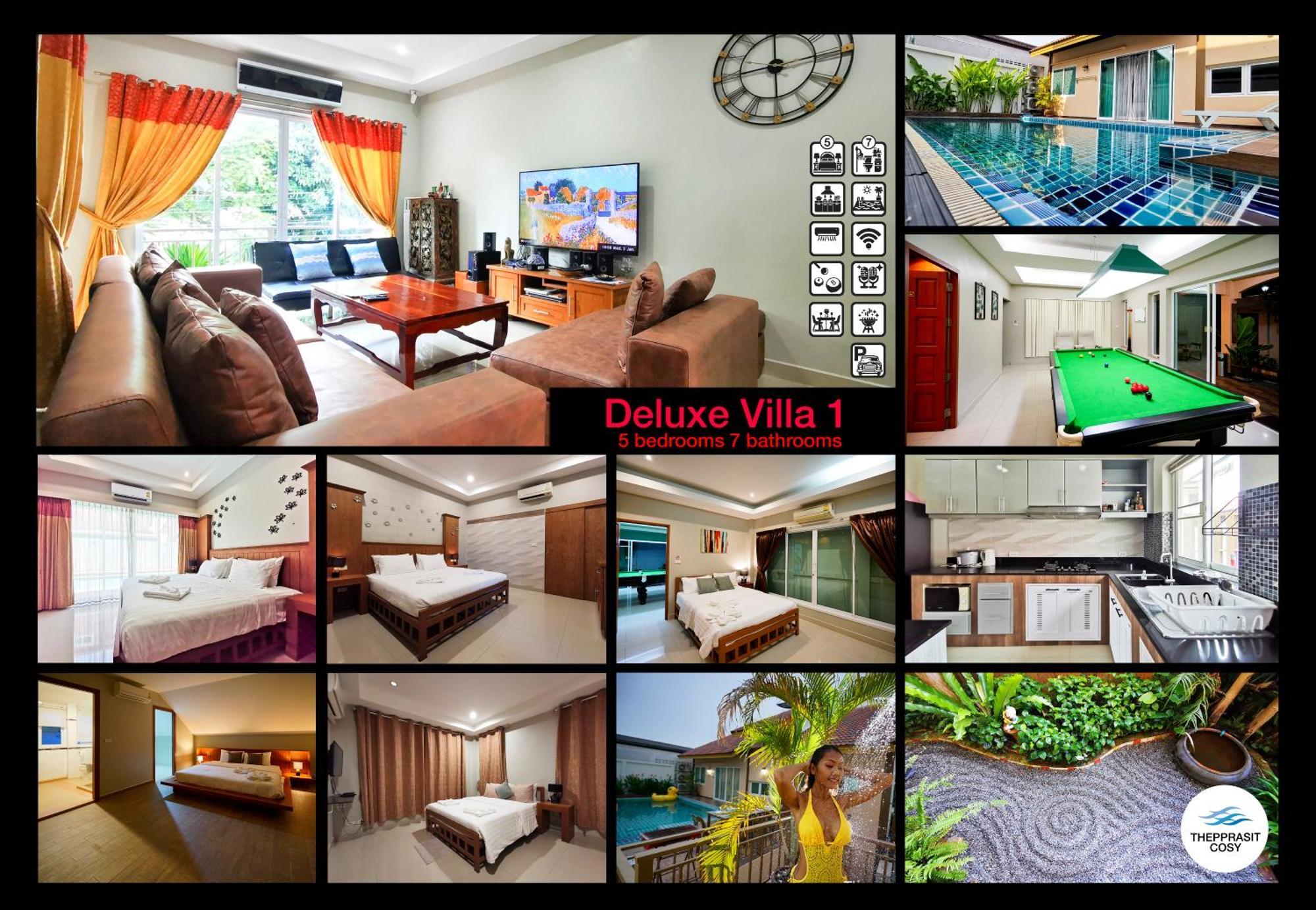 Thepprasit Cosy Villa Haat Jomtien Eksteriør bilde