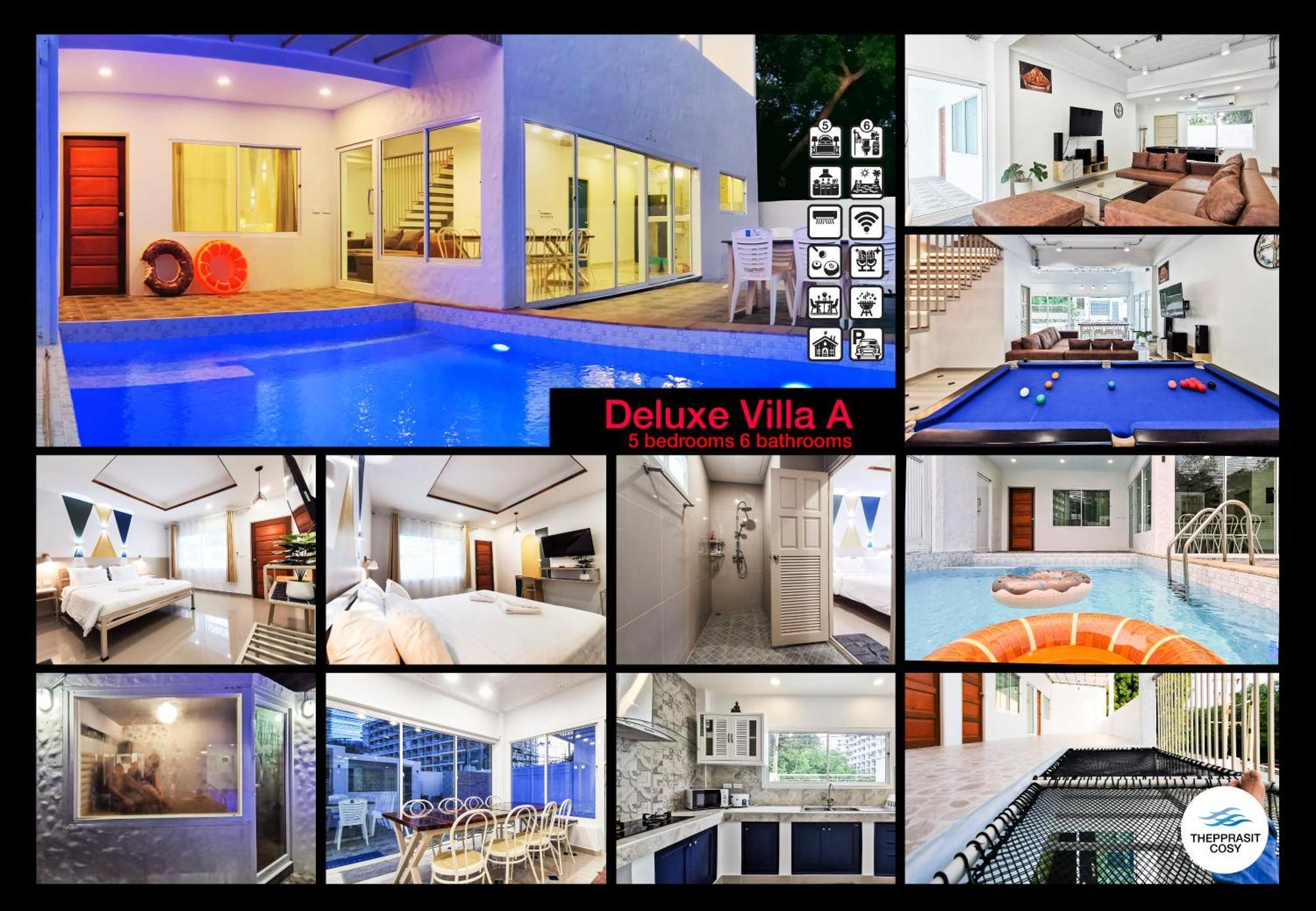 Thepprasit Cosy Villa Haat Jomtien Eksteriør bilde
