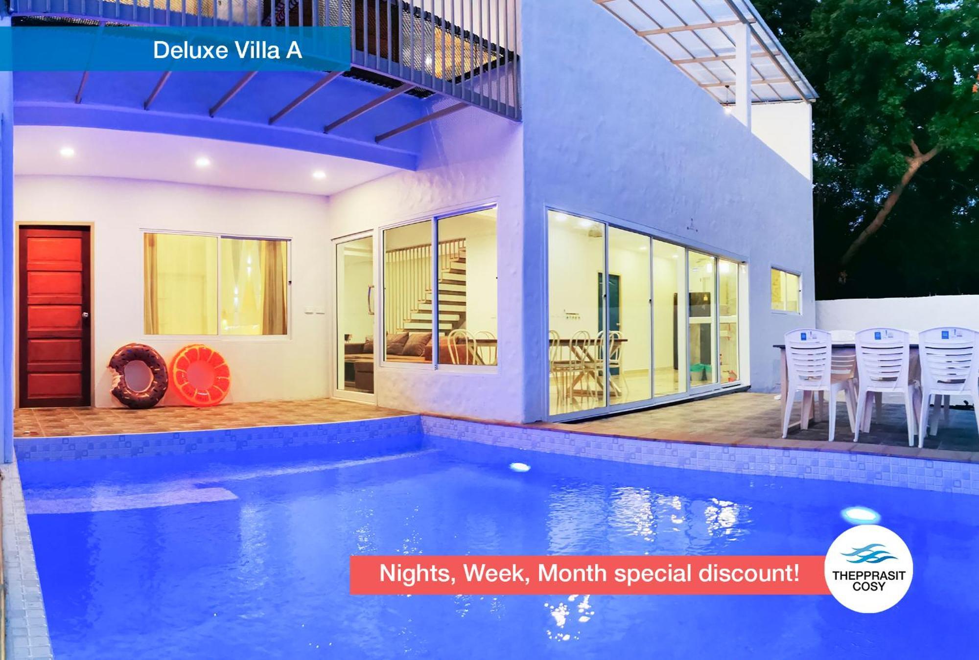 Thepprasit Cosy Villa Haat Jomtien Eksteriør bilde